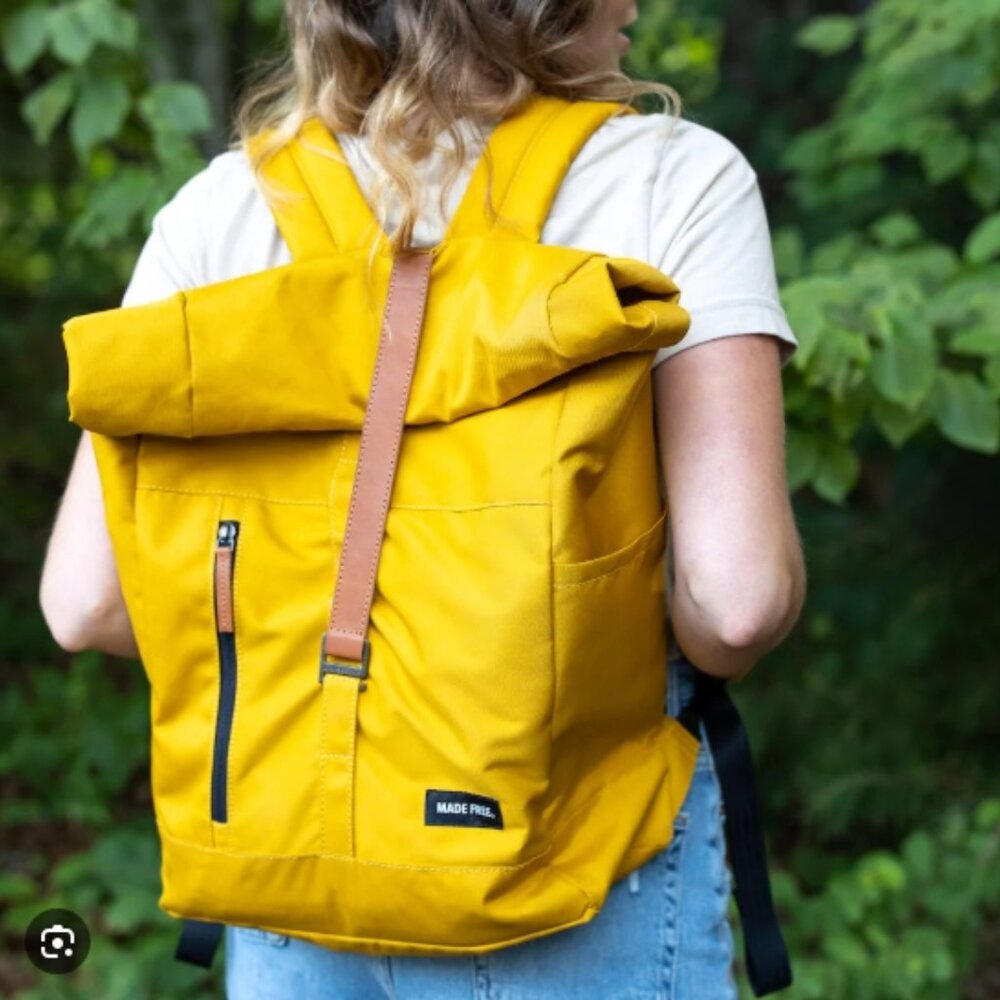 Made Free Roll Top Pack Backpack – EUC  Recycled Materials | Ethical & Sust - Picture 11 of 11